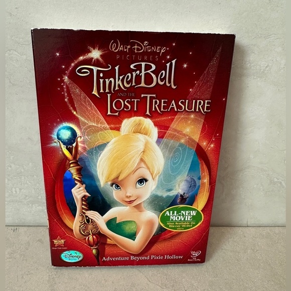 Disney Other - Tinker Bell and the Lost Treasure (DVD, 2009) Pre Owned with Slipcover